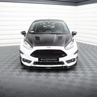 Maxton Design - Front racing splitter Fiesta MK7 ST facelift (With wings)