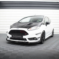 Maxton Design - Front racing splitter Fiesta MK7 ST facelift (With wings)