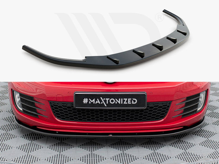 Maxton Design - Front Splitter VER.2 VW GOLF MK6 GTI