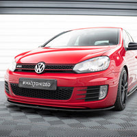 Maxton Design - FRONT SPLITTER VER.2 VW GOLF VI GTI