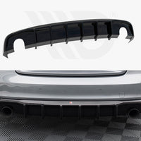 Maxton Design - REAR VALANCE AUDI A5 S-LINE COUPE / SPORTBACK 8T FACELIFT (VERSION WITH SINGLE EXHAUSTS ON BOTH SIDES)