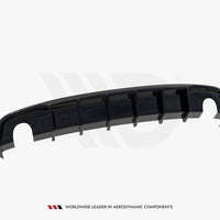Maxton Design - REAR VALANCE AUDI A5 S-LINE COUPE / SPORTBACK 8T FACELIFT (VERSION WITH SINGLE EXHAUSTS ON BOTH SIDES)