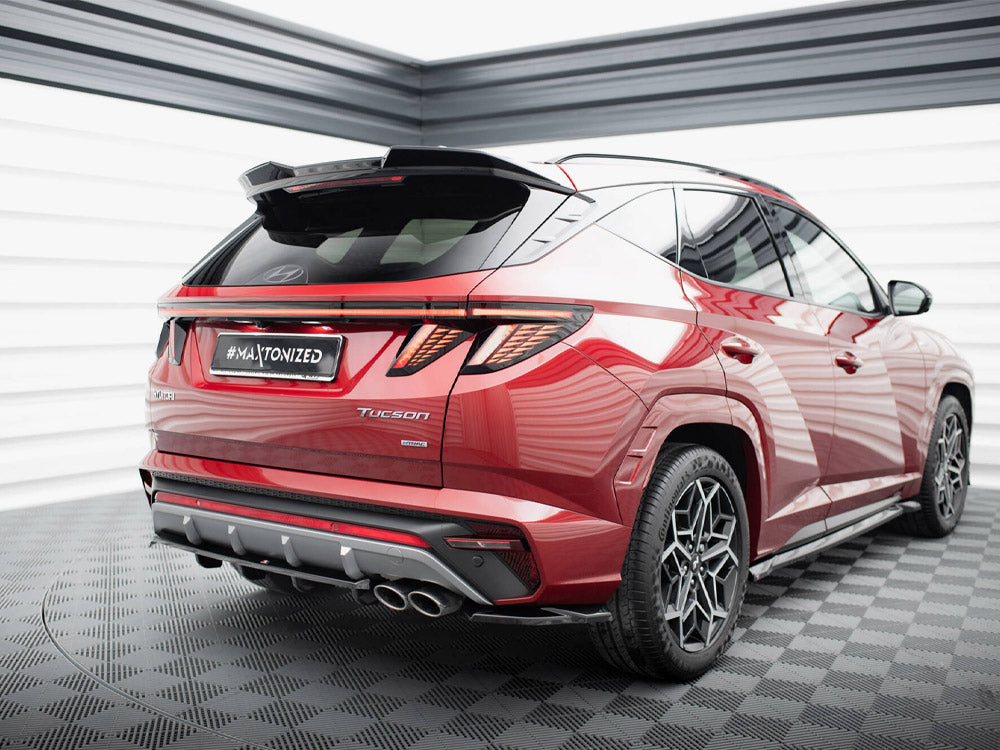 Maxton Design - CENTRAL REAR SPLITTER (VERTICAL BARS) HYUNDAI TUCSON N-LINE MK4