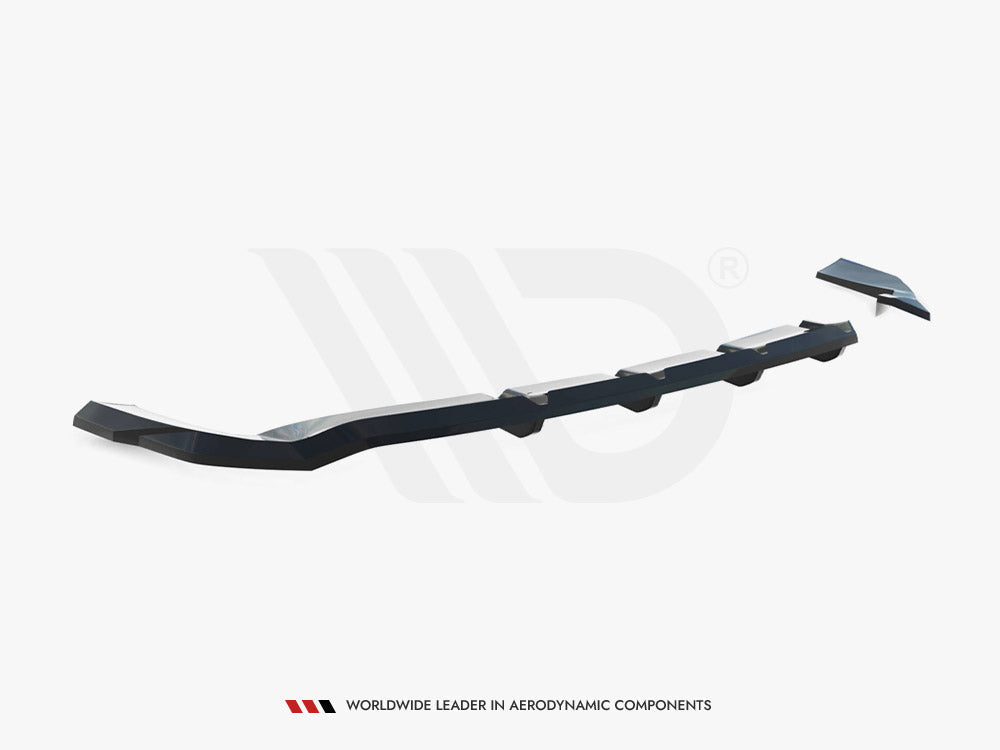 Maxton Design - CENTRAL REAR SPLITTER (VERTICAL BARS) HYUNDAI TUCSON N-LINE MK4