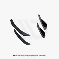Maxton Design - Front Bumper Wings (Canards) Ford Fiesta ST Mk7 Facelift