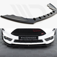 Maxton Design - FRONT SPLITTER V.1 FIESTA MK7 ST FACELIFT 2013-2017