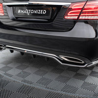 Maxton Design - Rear Splitter (Vertical Bars) Mercedes-Benz E W212 Facelift