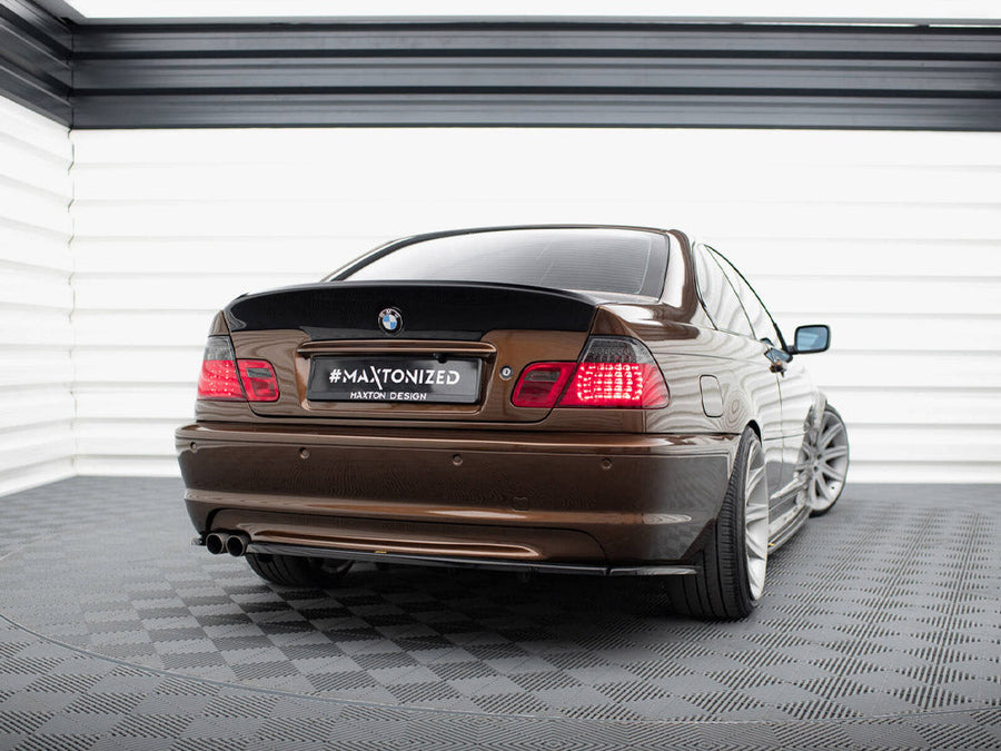 Maxton Design - Central Rear Splitter (Vertical Bars) BMW 3 E46 Coupe M-Pack