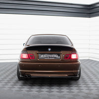 Maxton Design - Central Rear Splitter (Vertical Bars) BMW 3 E46 Coupe M-Pack