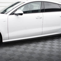 Maxton Design - SIDE SKIRTS DIFFUSERS AUDI S7 / A7 S-LINE C7 FL (2014-2017)