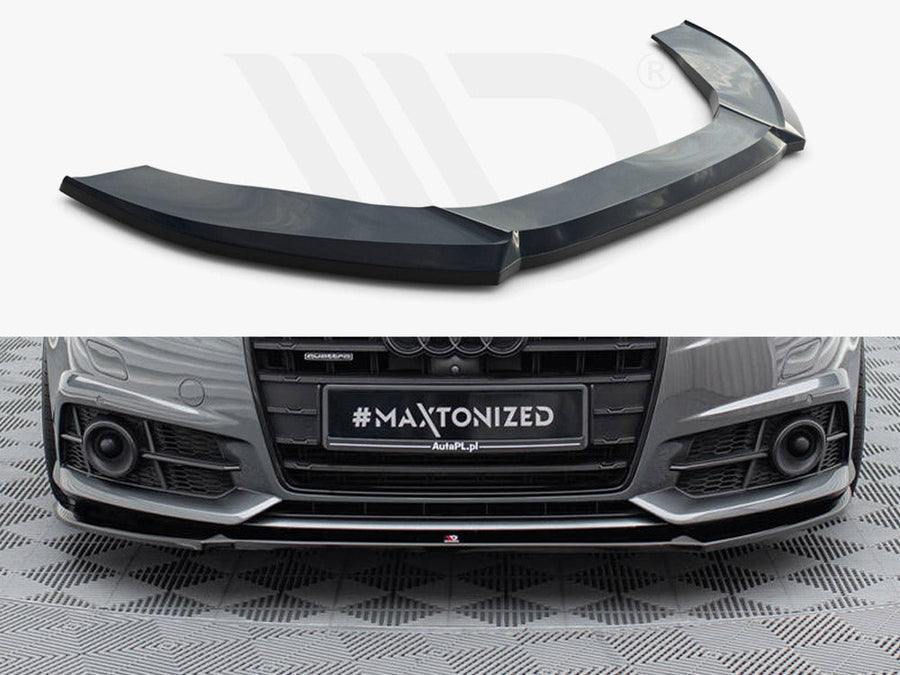 Maxton Design - Front Splitter V.1 Audi A6 / A6 C7 S-Line / S6 C7 Facelift