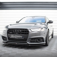 Maxton Design - Front Splitter V.1 Audi A6 / A6 C7 S-Line / S6 C7 Facelift