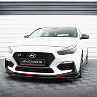 Maxton Design - FRONT SPLITTER V.4 HYUNDAI I30 N MK3 HATCHBACK/ FASTBACK (2017-)