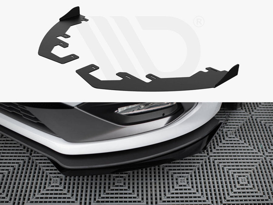Maxton Design - FRONT FLAPS FORD FIESTA MK8/8.5 ST / ST-LINE