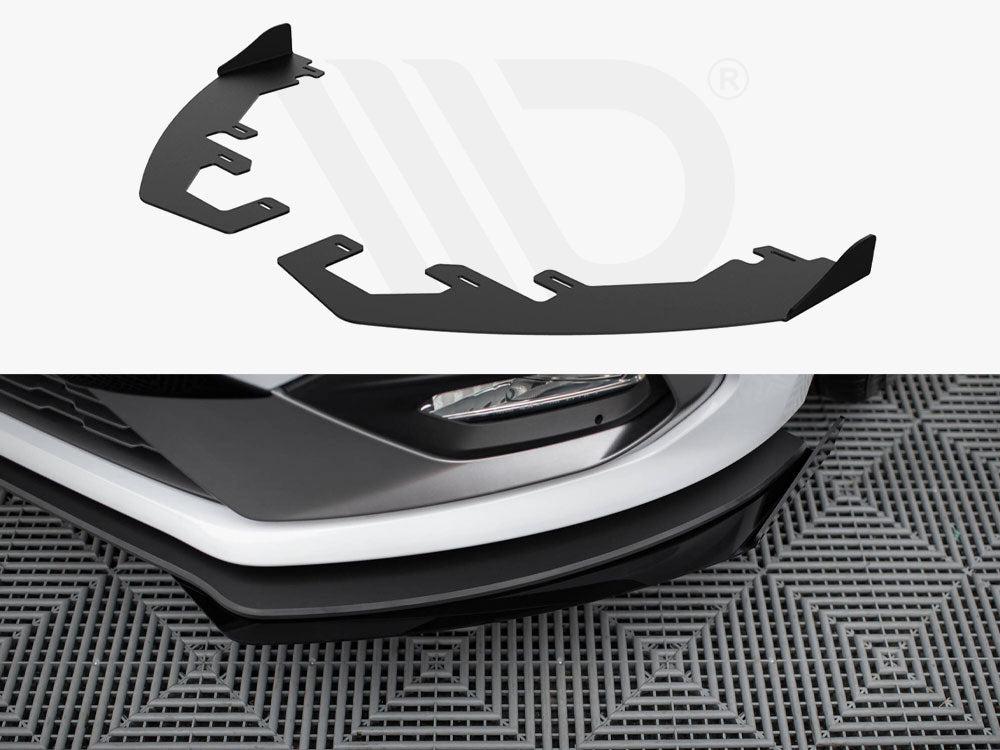 Maxton Design - FRONT FLAPS FORD FIESTA MK8/8.5 ST / ST-LINE