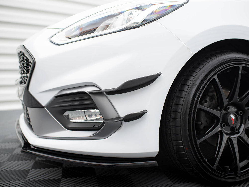 Maxton Design -Front Bumper Wings (Canards) V.2 Ford Fiesta Mk8 ST / S ...