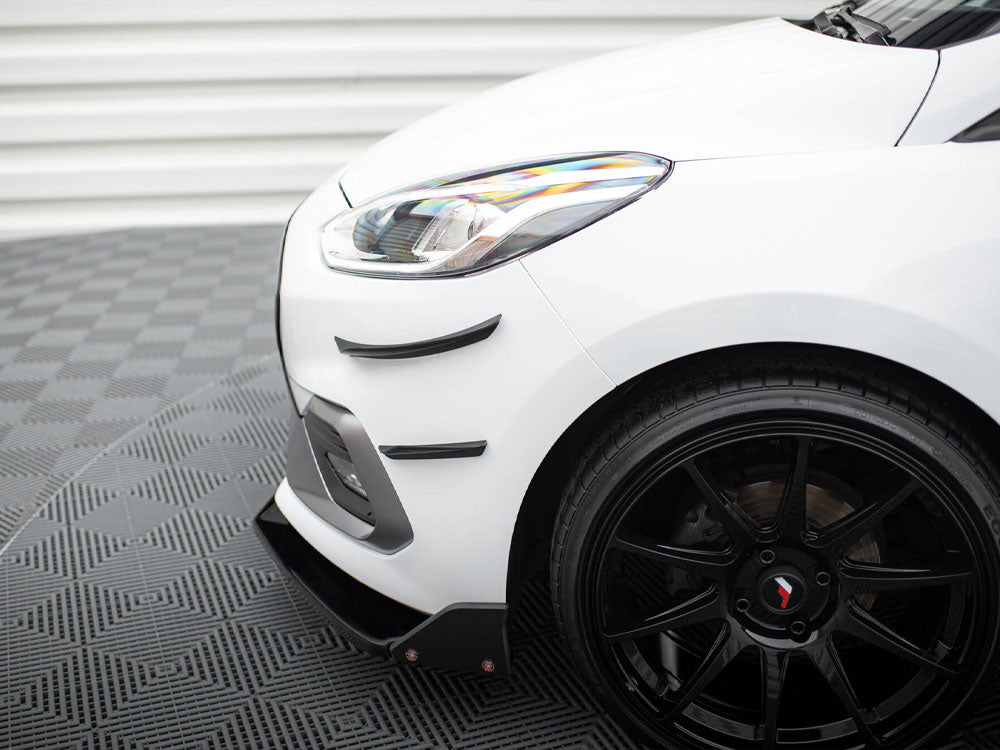Maxton Design - Front Bumper Wings (Canards) V.3 Ford Fiesta Mk8 ST / ST-Line)