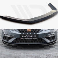 Maxton Design - FRONT SPLITTER V.1 SEAT LEON MK 3.5 CUPRA/FR (2017-2020)
