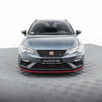 Maxton Design - Front Splitter V.3 Seat Leon Cupra / FR Mk3 FL