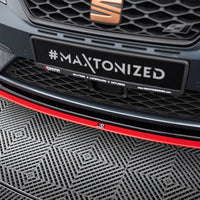 Maxton Design - Front Splitter V.3 Seat Leon Cupra / FR Mk3 FL
