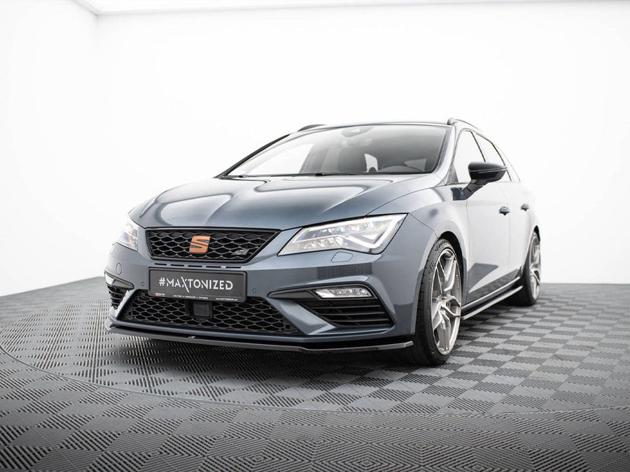 Maxton Design - FRONT SPLITTER V.2 SEAT LEON MK 3.5 CUPRA/FR (2017-2020)