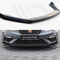 Maxton Design - FRONT SPLITTER V7 SEAT LEON CUPRA/ FR MK3 FACELIFT (2017-2019)