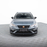 Maxton Design - FRONT SPLITTER V7 SEAT LEON CUPRA/ FR MK3 FACELIFT (2017-2019)