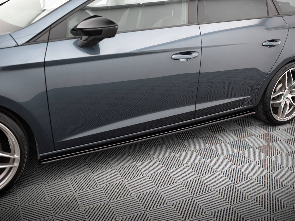 Maxton Design - SIDE SKIRTS DIFFUSERS V.1 SEAT LEON MK 3.5 CUPRA/ FR / CUPRA