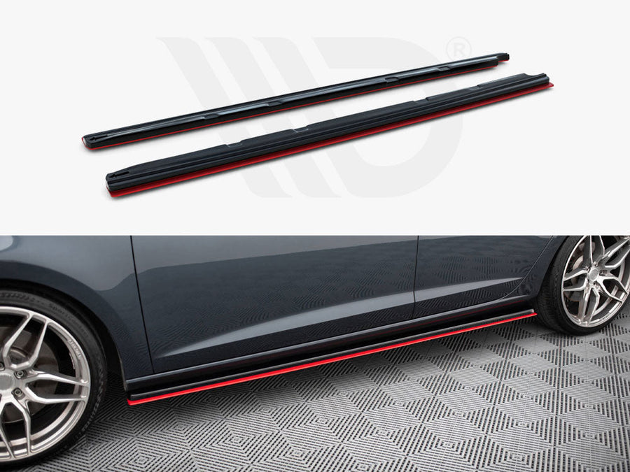 Maxton Design - SIDE SKIRTS DIFFUSERS V.3 SEAT LEON MK3 CUPRA/ FR FACELIFT (2012-2019)