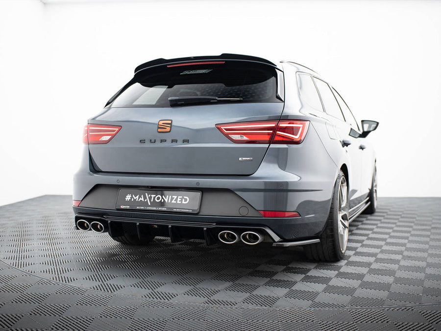 Maxton Design - Rear Side Splitters V.2 Seat Leon Cupra Mk3 FL Sportstourer