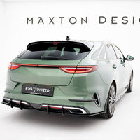 Maxton Design - Rear Splitter (Vertical Bars) Kia Proceed GT-Line Mk1 Facelift