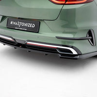 Maxton Design - Rear Splitter (Vertical Bars) Kia Proceed GT-Line Mk1 Facelift