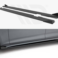 Maxton Design - Street PRO Side Skirts Diffusers + Flaps Audi A5 Sportback F5 / B9 Facelift