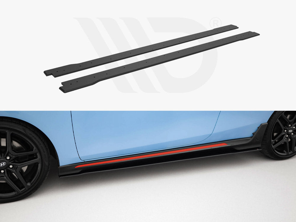 Maxton Design - Street PRO Side Skirts Diffusers Hyundai Veloster N Mk2