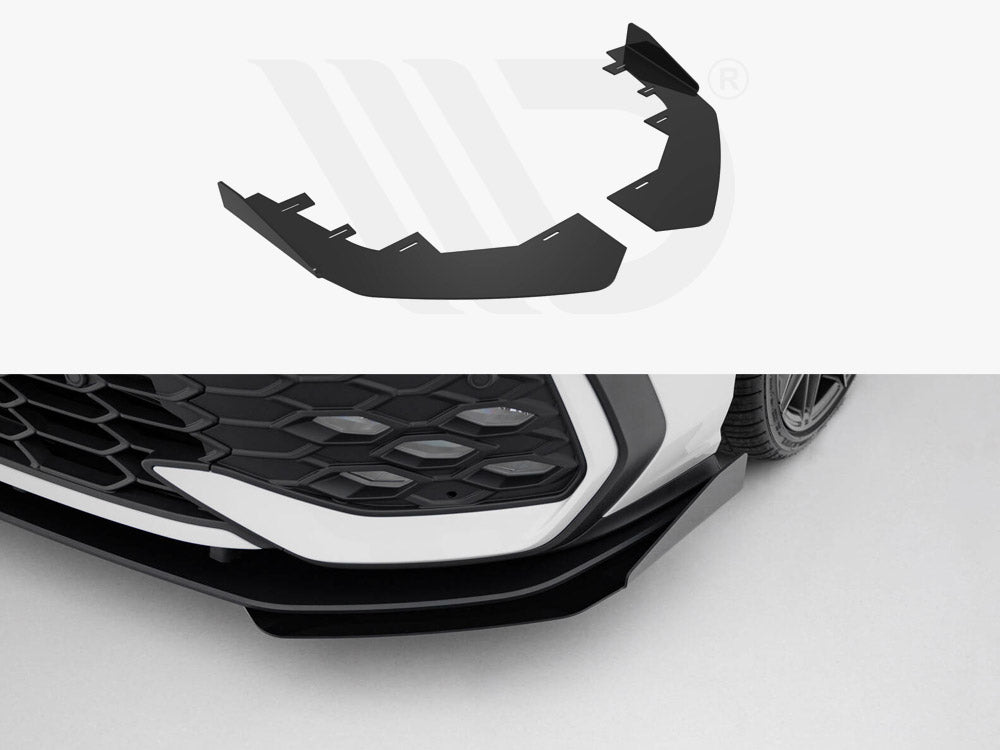 Maxton Design - Front Flaps Volkswagen Golf GTI / GTE / R-Line Mk8 Facelift