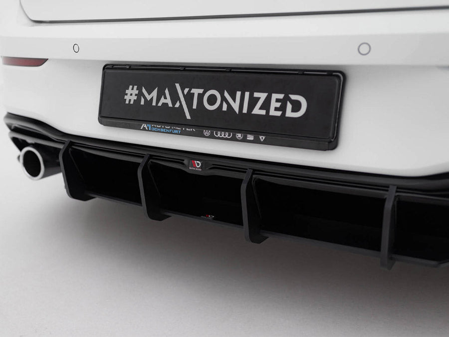 Maxton Design - Street PRO Rear Diffuser V.4 Volkswagen Golf GTI Mk8 / 8.5