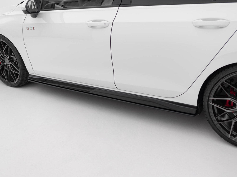 Maxton Design - Street PRO Side Skirts Diffusers V.2 Volkswagen Golf GTI / GTE / GTI Clubsport / R-Line Mk8