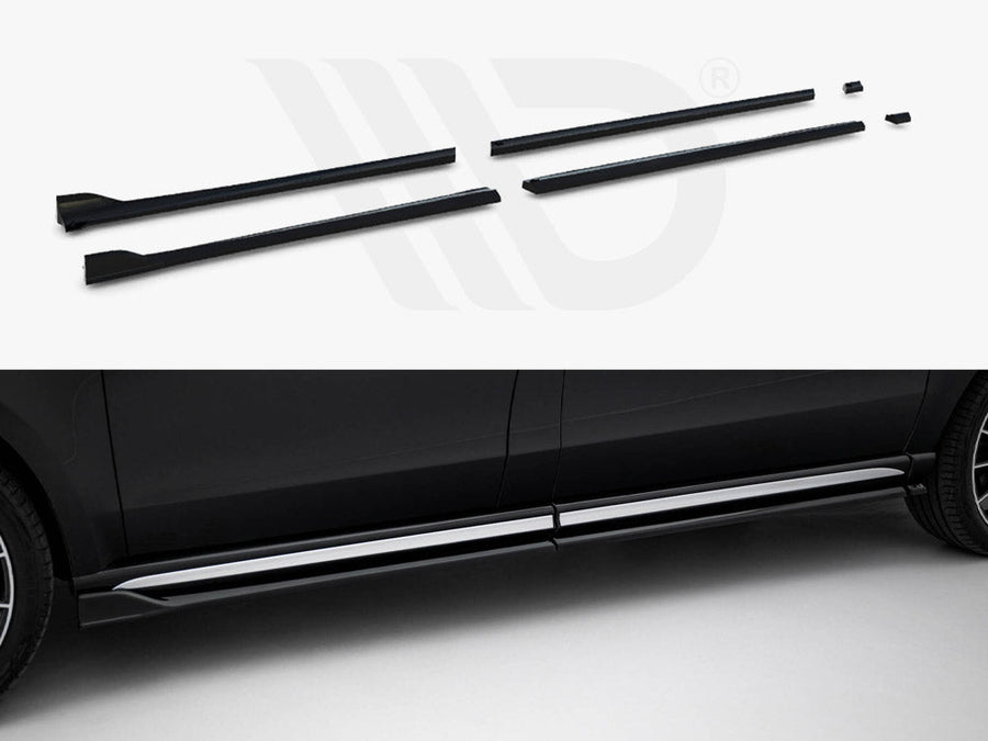 Maxton Design - Side Skirts Diffusers V.2 Mercedes-Benz V-Class Long AMG-Line W447