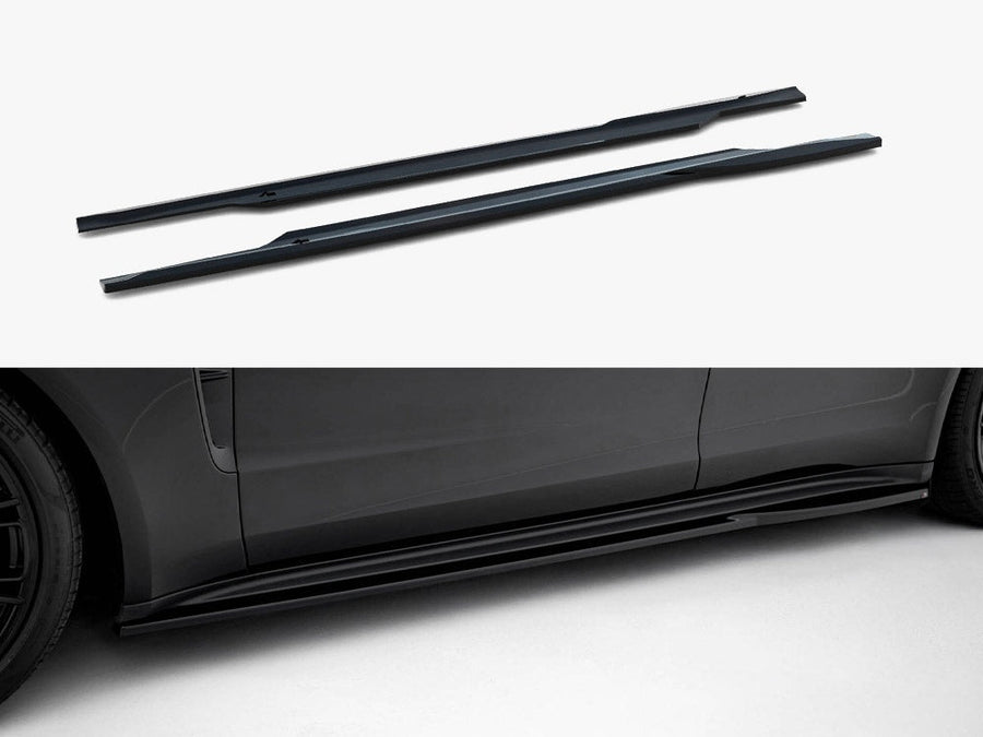 Maxton Design - Side Skirts Diffusers V.2 Porsche Panamera Turbo S E-Hybrid / Panamera E-Hybrid / Panamera 4S 971