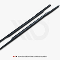 Maxton Design - Side Skirts Diffusers V.2 Porsche Panamera Turbo S E-Hybrid / Panamera E-Hybrid / Panamera 4S 971