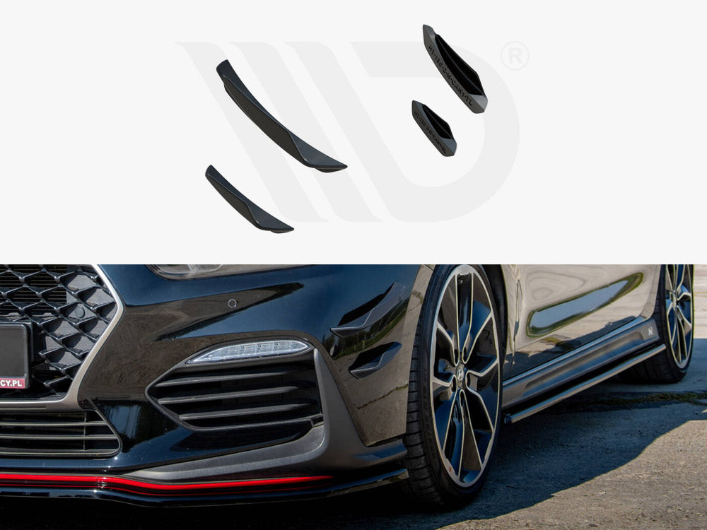 Maxton Design - Front Bumper Wings (Canards) Hyundai I30 N Mk3