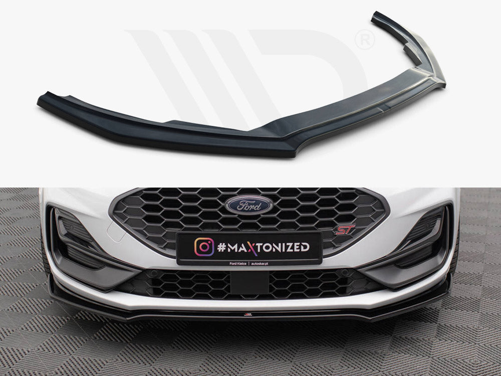Maxton Design - Front Splitter V.1 Ford Focus ST / ST-Line Mk4 Facelif ...