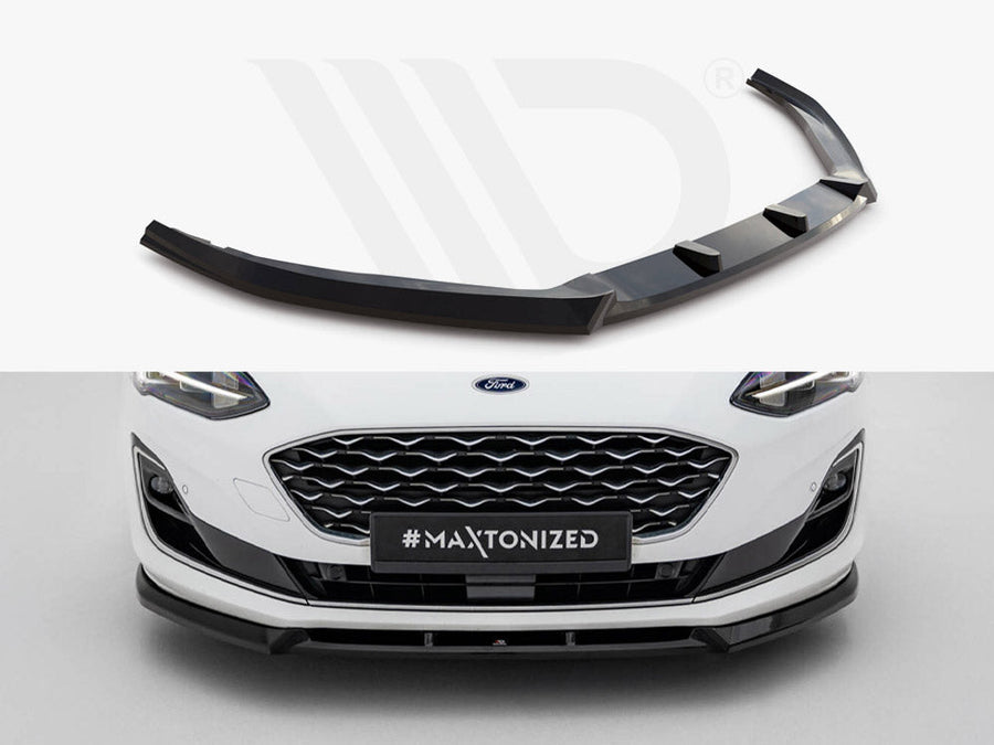 Maxton Design - Front Splitter V.2 Ford Focus Vignale Mk4