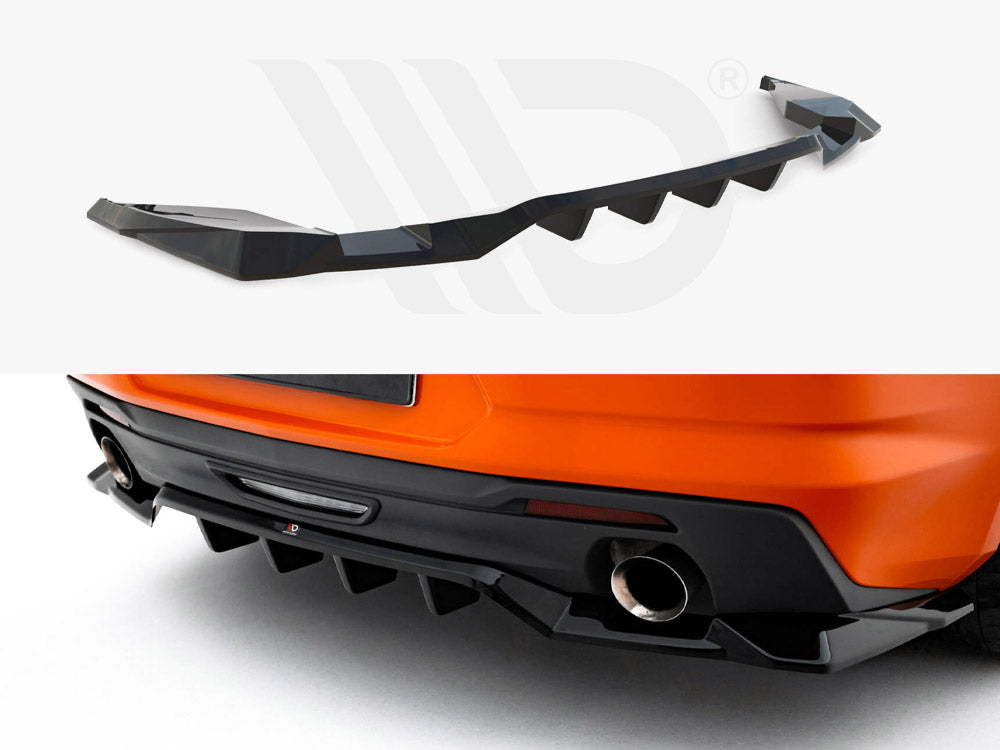 Maxton Design -Rear Splitter (Vertical Bars) Chevrolet Camaro SS Mk6 Facelift