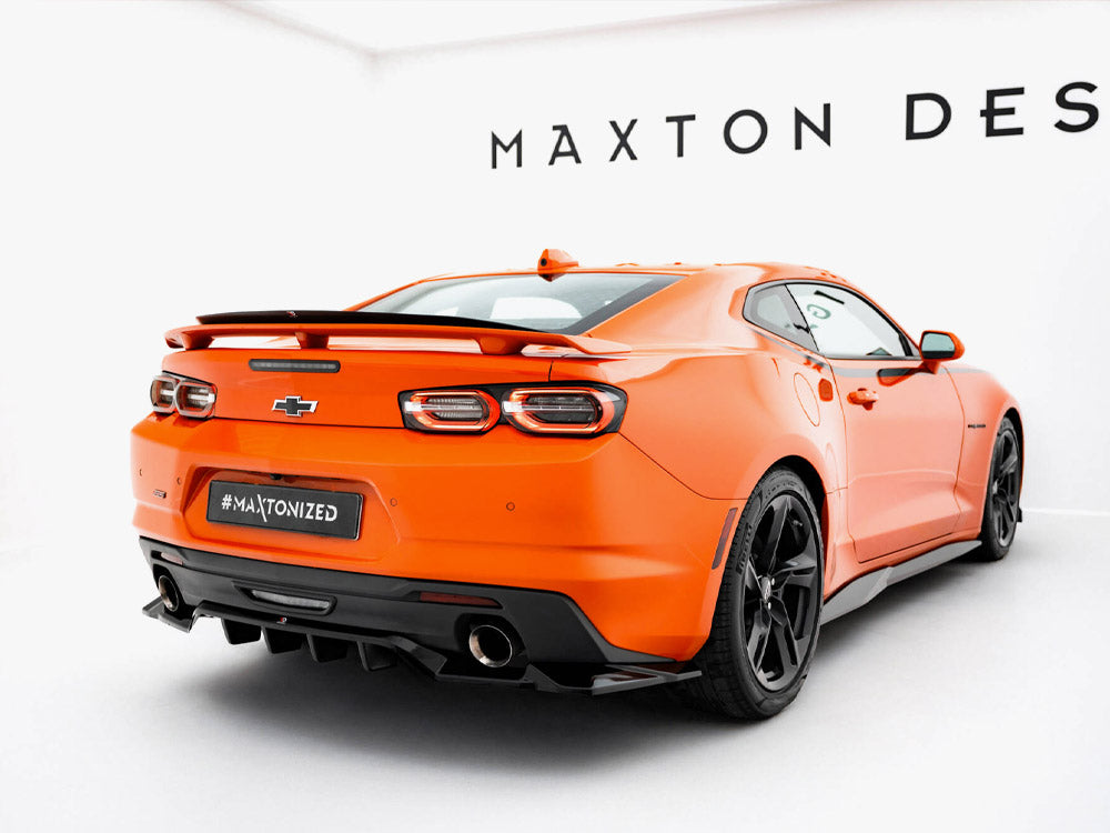 Maxton Design -Rear Splitter (Vertical Bars) Chevrolet Camaro SS Mk6 Facelift