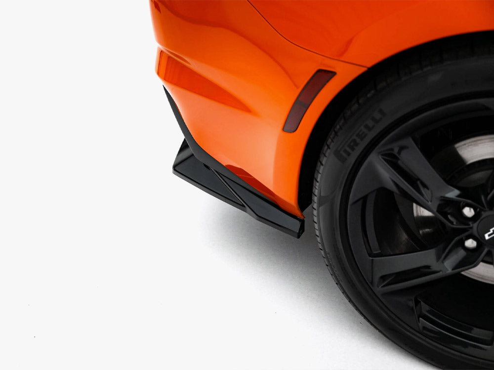 Maxton Design -Rear Splitter (Vertical Bars) Chevrolet Camaro SS Mk6 Facelift