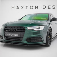 Maxton Design - FRONT SPLITTER V.1 AUDI S6 / A6 C7 S-LINE (2011-2014)
