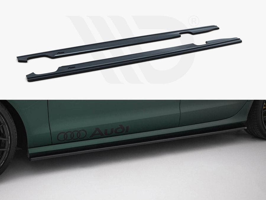 Maxton Design - SIDE SKIRTS DIFFUSERS AUDI S6 / A6 C7 S-LINE (2011-2014)