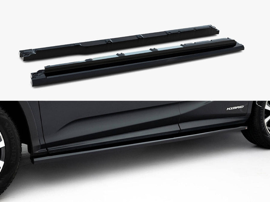Maxton Design - Side Skirts Diffusers V.2 Lexus RX Mk4 Facelift (version without OEM step rails)