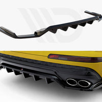 Maxton Design - Rear Splitter (Vertical Bars) Audi SQ7 Mk2 (4M) Facelift